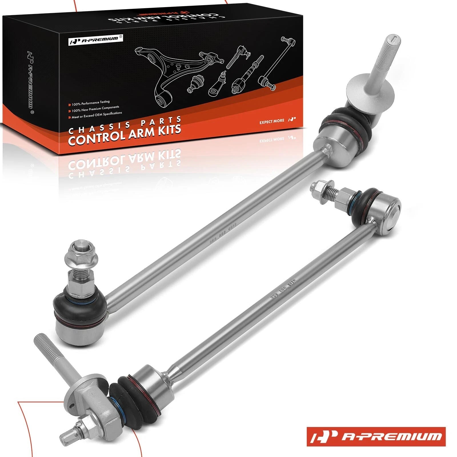2X Front Sway Bar Link for Mercedes-Benz GLC300 GLC43 AMG (2016–2021)