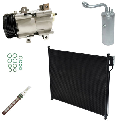 AC Compressor Kit With Condenser for Ford Excursion 7.3L (2000–2005)