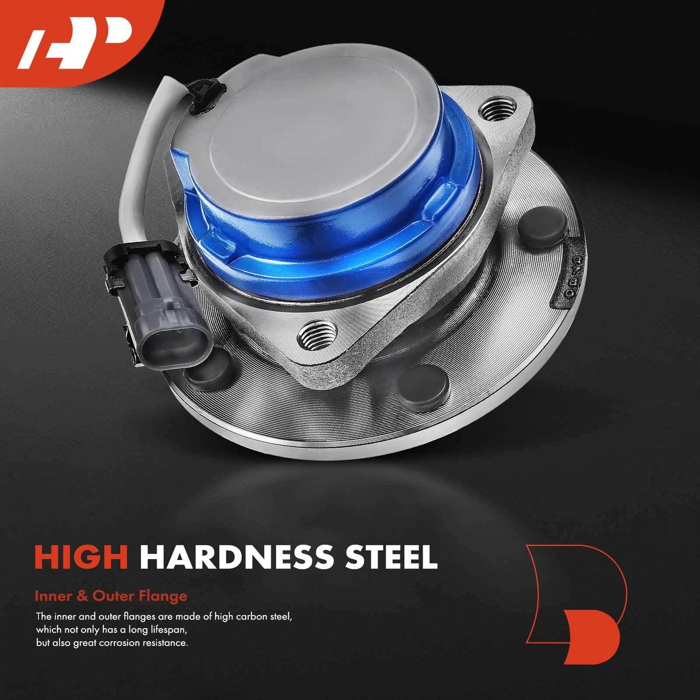 2X Front Wheel Hub & Bearing Assembly with ABS for Chevrolet