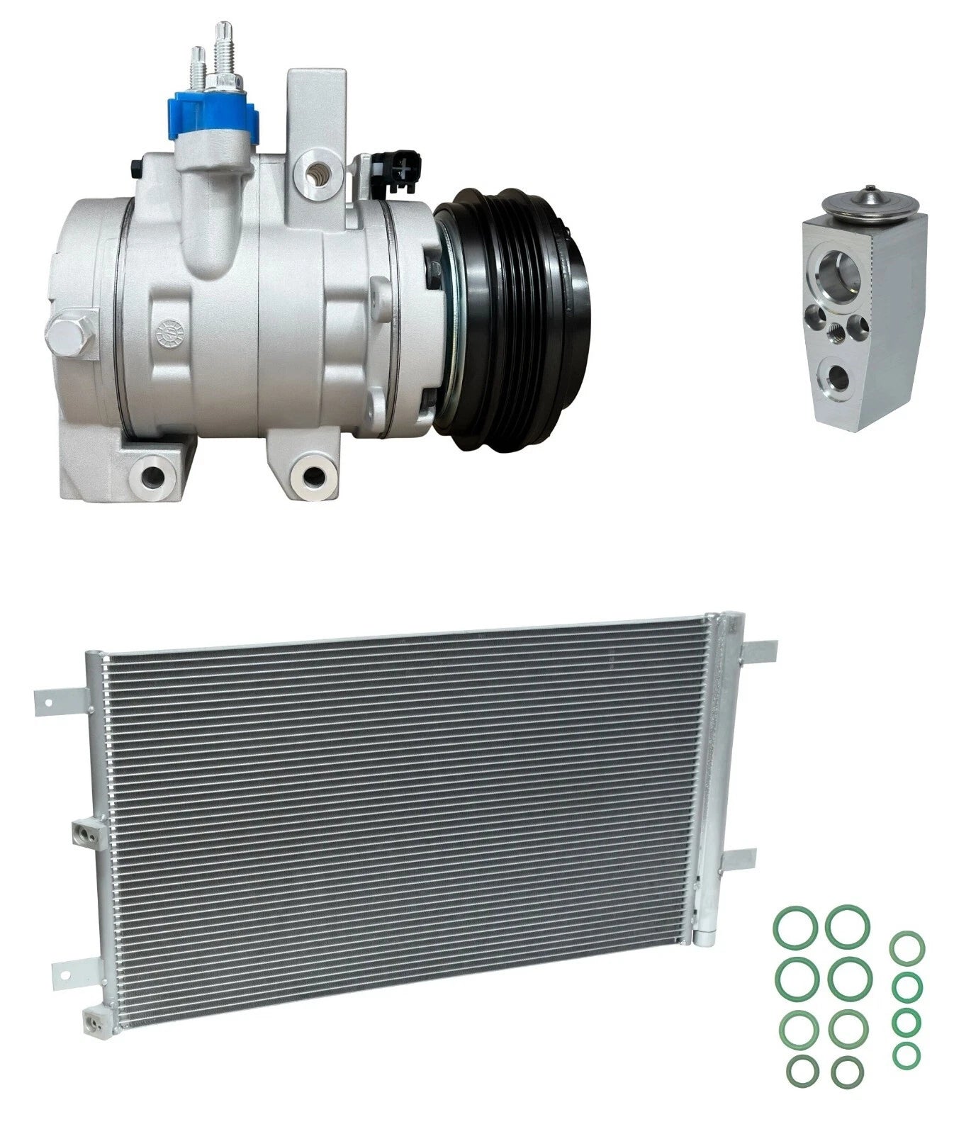 AC Compressor Kit With Condenser for Ford F-150 5.0L (2016–2018)