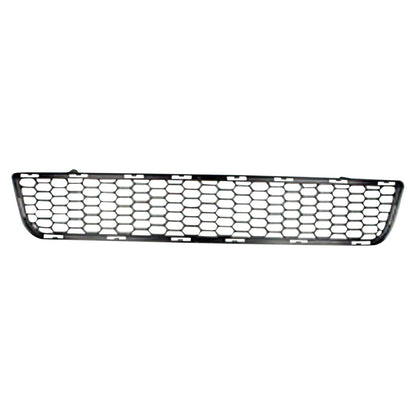 Replacement Gray Plastic Front Bumper Cover Grille w/o Active Shutter