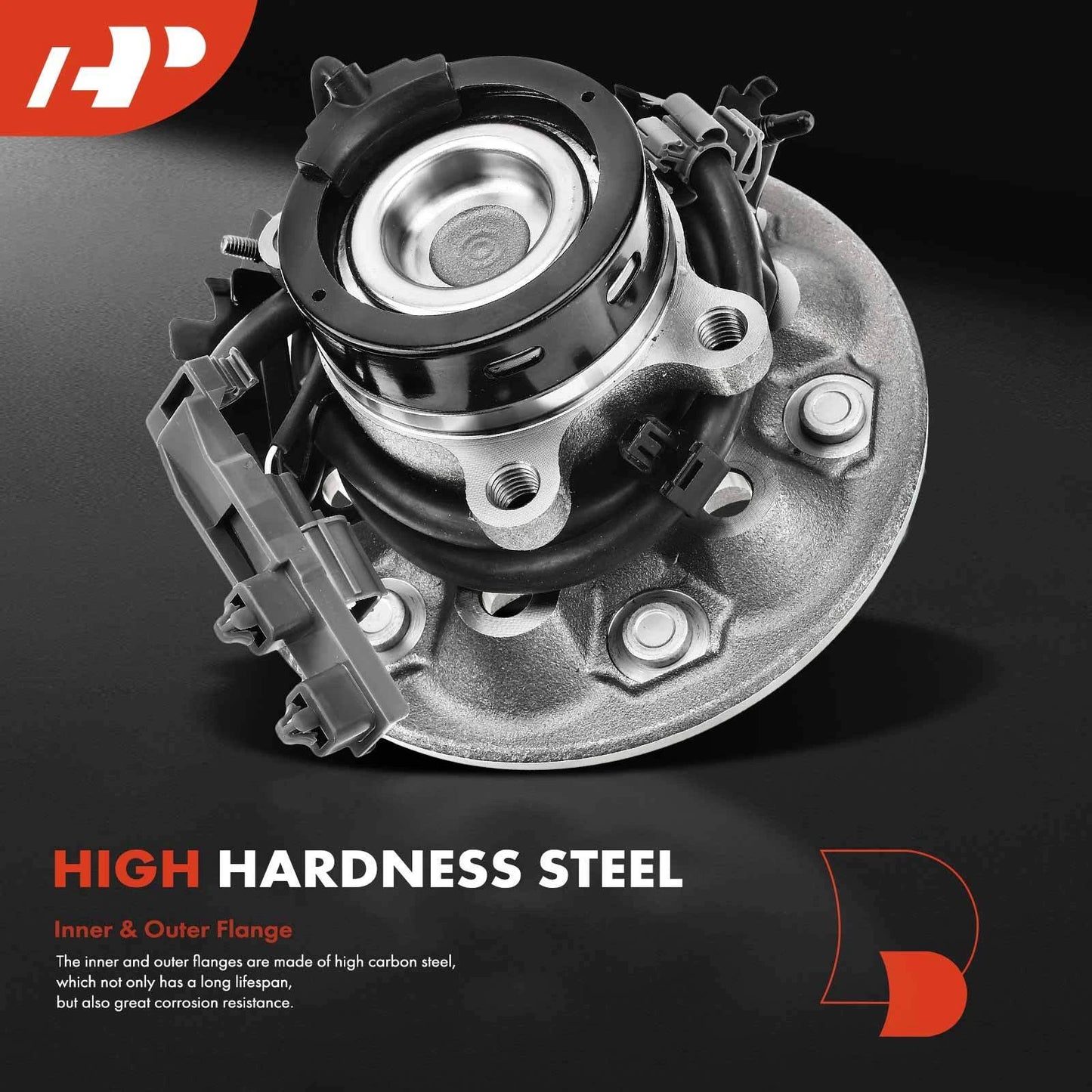 2X Front Wheel Hub & Bearing Assembly for Chevrolet Colorado (2004–2008)