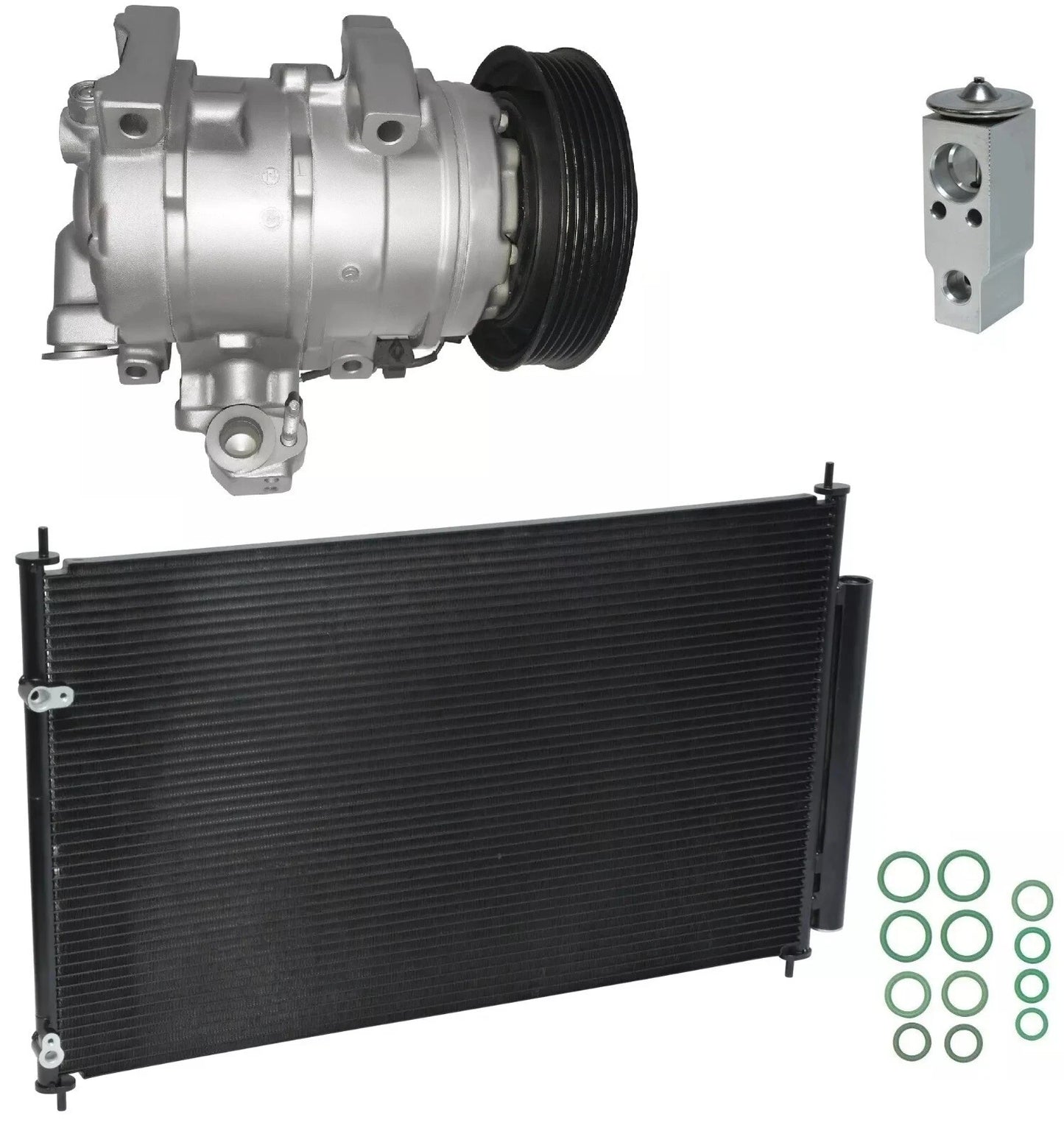 A/C Compressor Kit With Condenser for Acura MDX 3.7L (2011–2013)