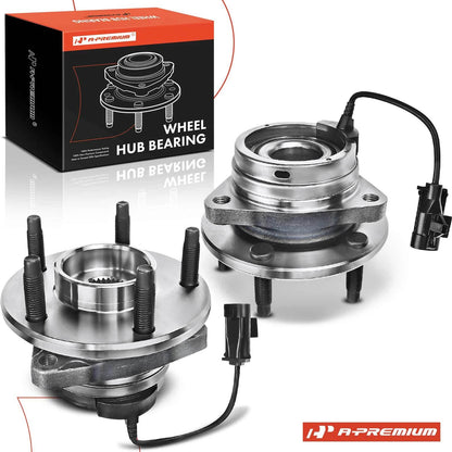 2X Front Wheel Hub & Bearing Assembly with ABS for Chevy Malibu (2008–2012)