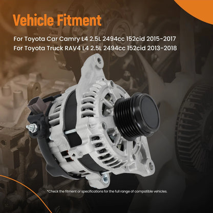 6 Groove Generator Alternator for Toyota Camry 2.5L (2015–2017)