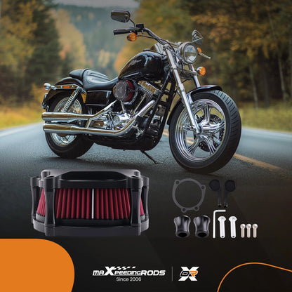 High Flow Air Cleaner Assembly for Harley XL Sportster 1200/883 (2004–2023)