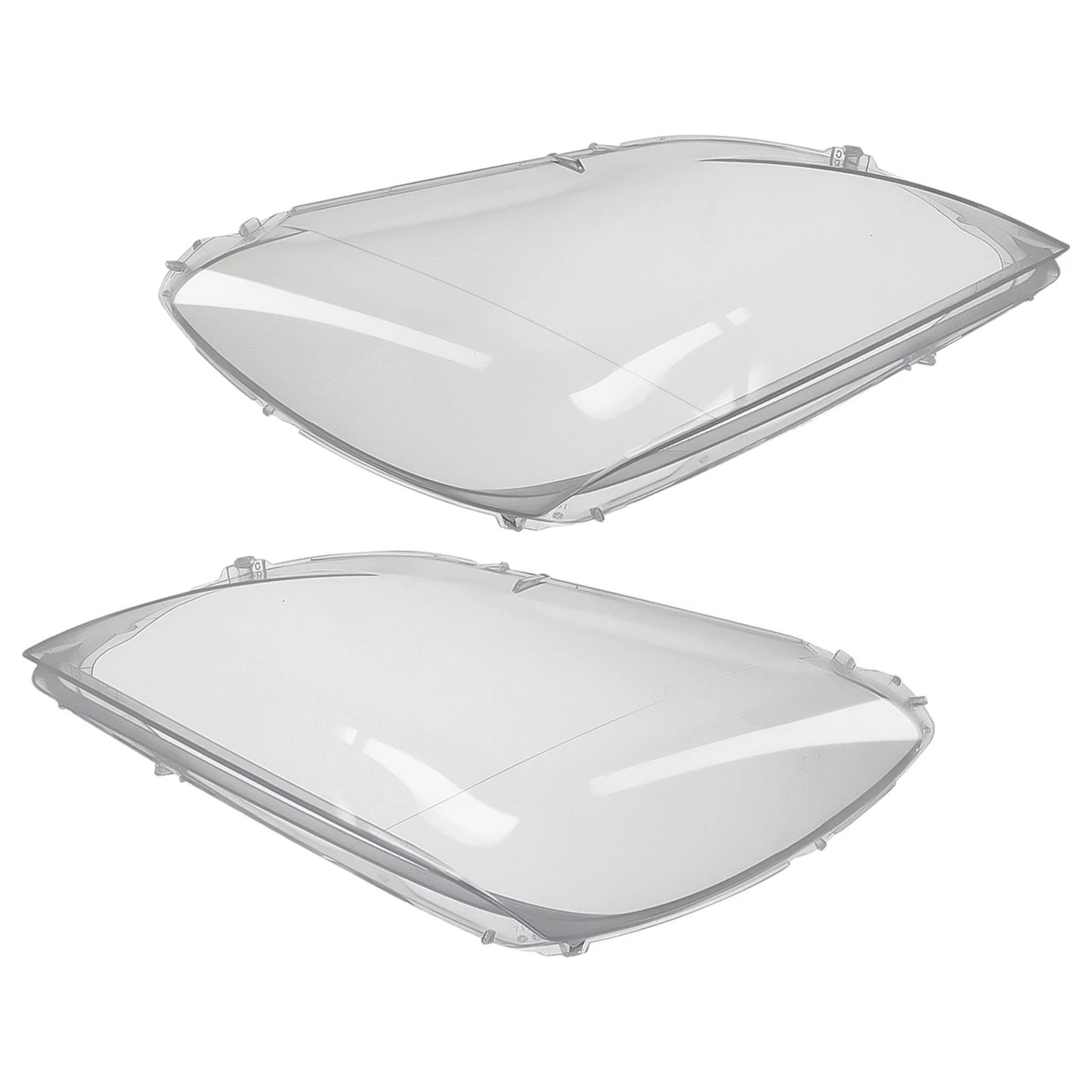 Front Headlight Lens Cover Pair for BMW 6 Series (2012–2015)