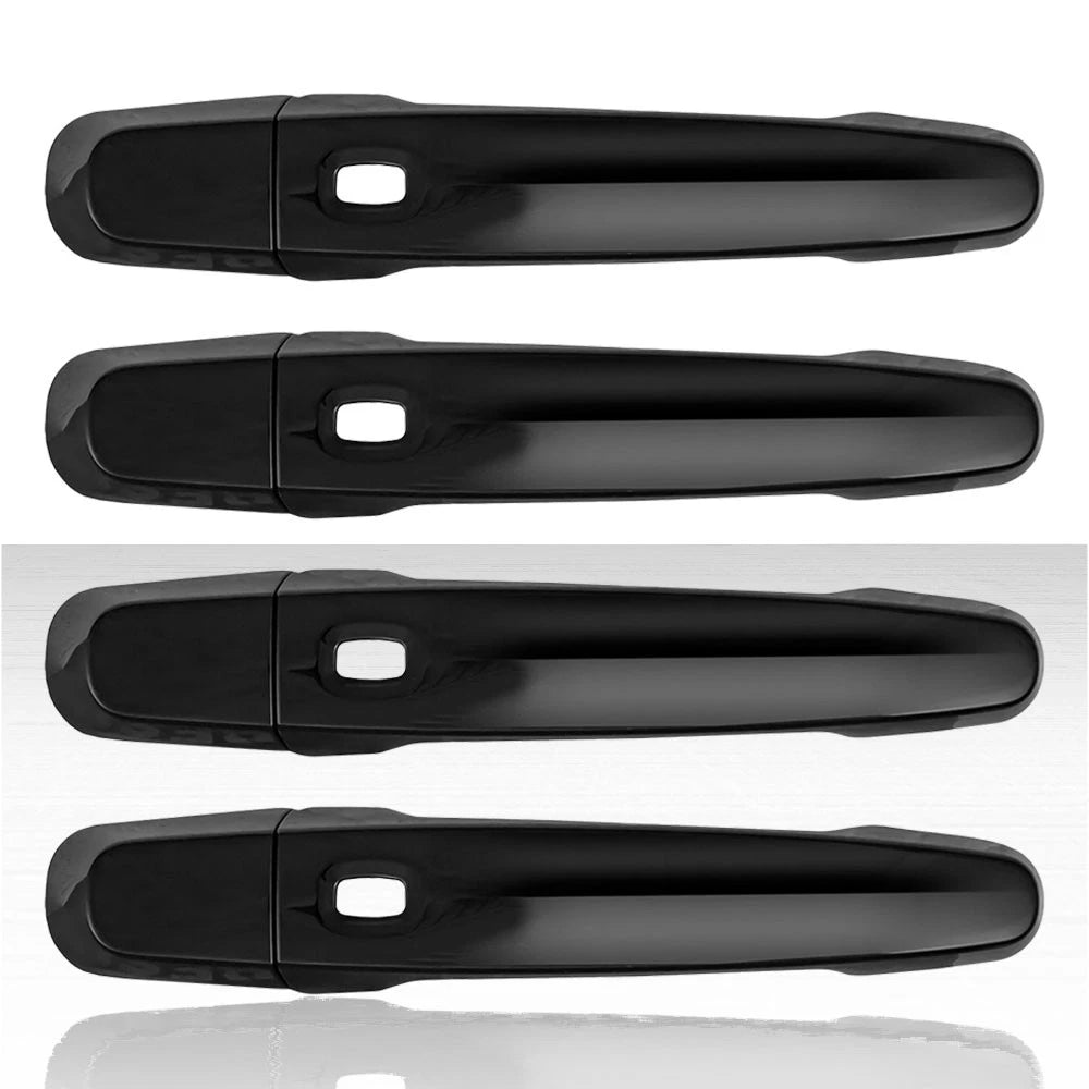 8pc Door Handle Covers for 2018-24 GMC Terrain SL/SLE/SLT - Gloss Black w/Smart