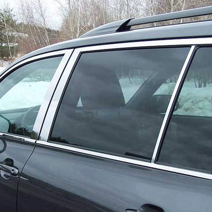 Luxury Chrome Window Package with Posts and Sills for Toyota Highlander (2008–2013)