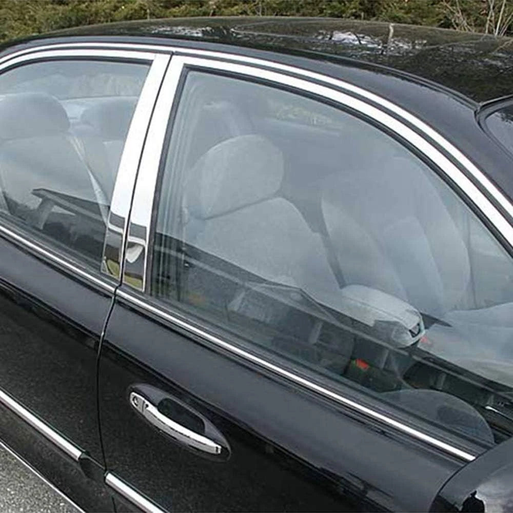 12pc. Luxury FX Chrome Window Package for 2001-2006 Kia Optima