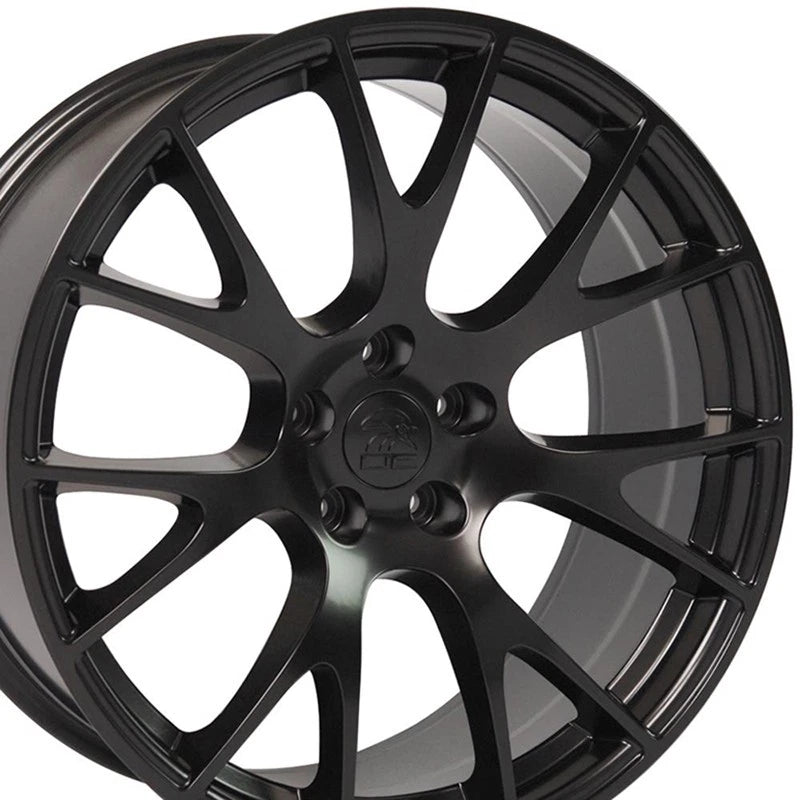 22" Satin Black Wheel for 2005-2011 Dodge Dakota - RVO1288 - RVO1288