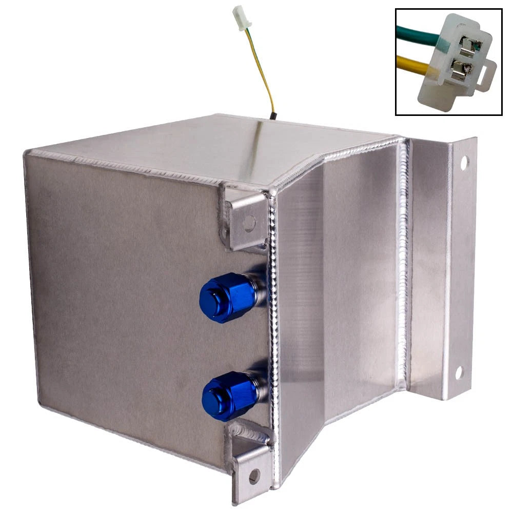Brand New 2.5 Gallon Universal Aluminum Fuel Tank for Sending Unit (Silver) (2024–2024)