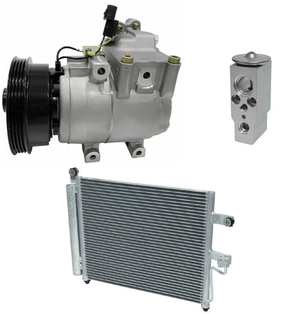 A/C Compressor Kit With Condenser for Hyundai Accent 1.5L (2000–2003)