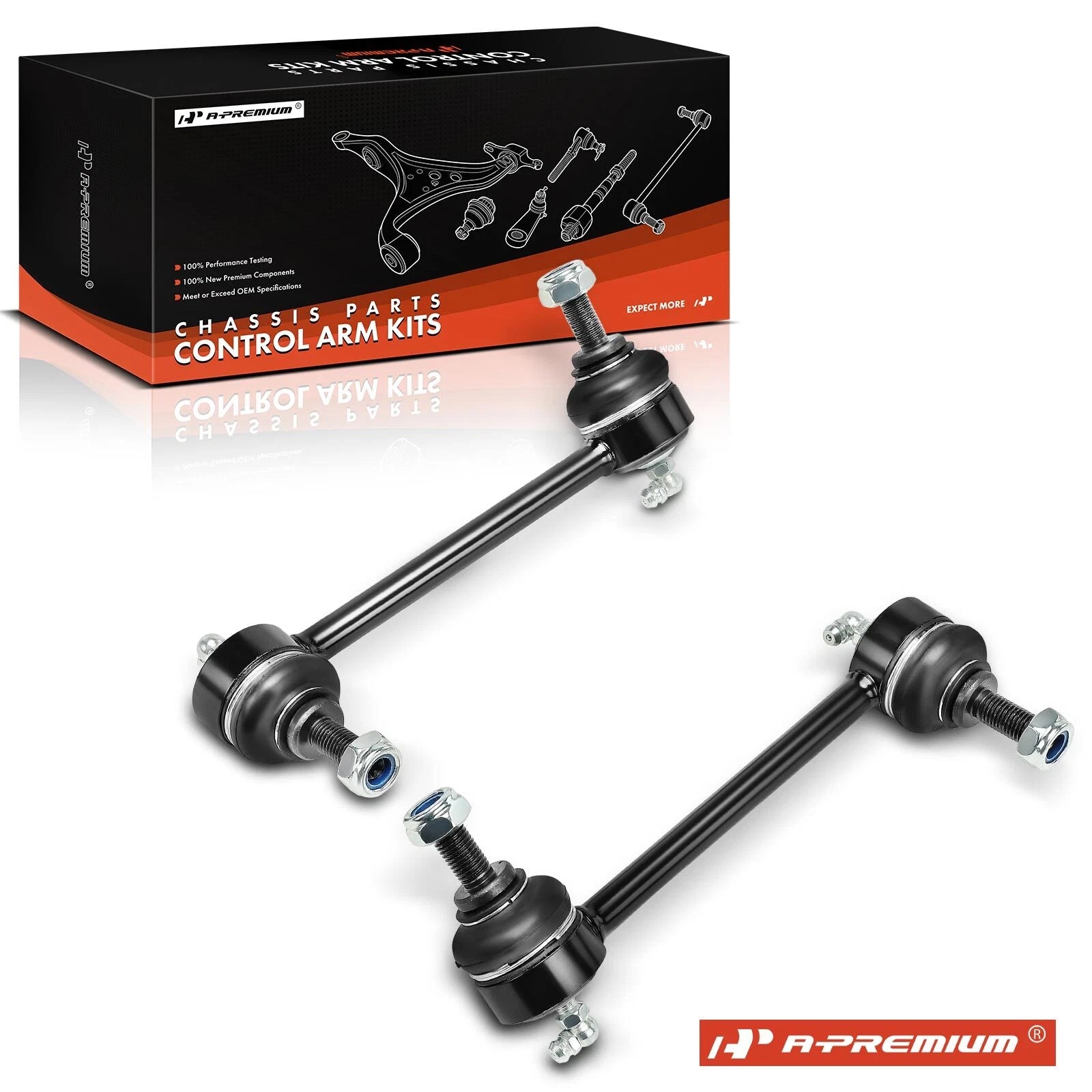 2X Front Stabilizer Bar Link for Chevy Colorado GMC Canyon (2004–2012)