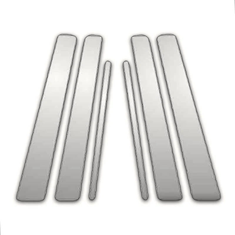 6 Pc Chrome Pillar Post Covers Replacement for Toyota RAV4 (2007–2013)