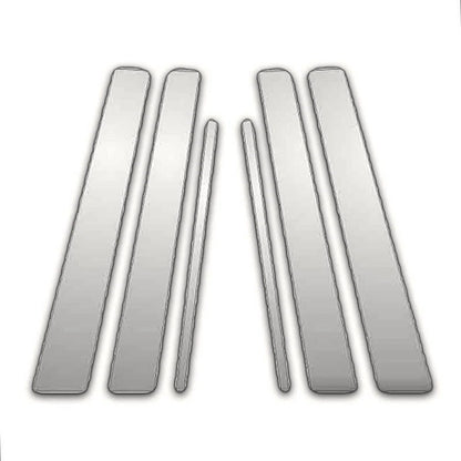 6 Pc Chrome Pillar Post Covers Replacement for Toyota RAV4 (2007–2013)