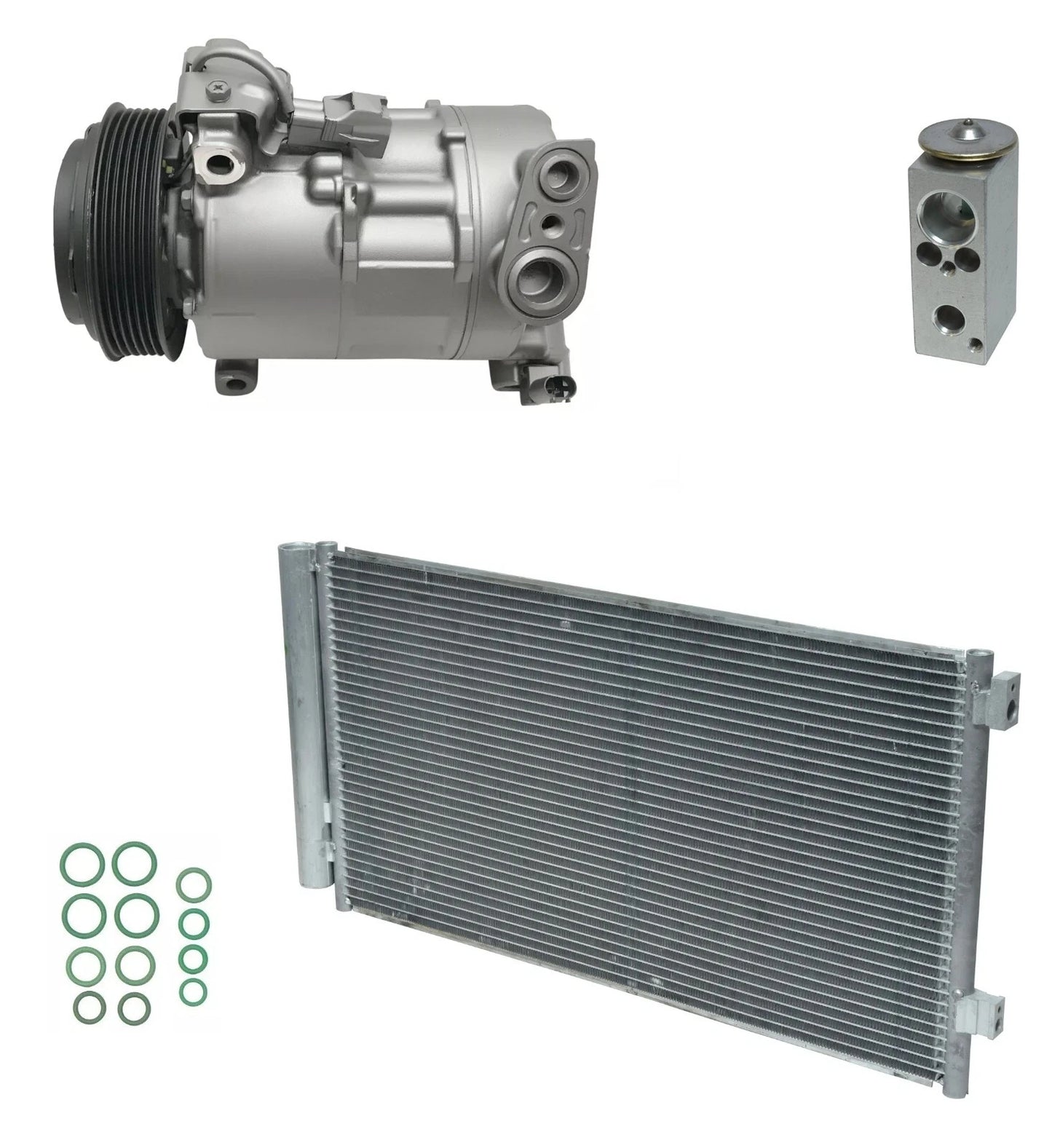 AC Compressor Kit With Condenser for Jeep Renegade 2.4L (2019–2019)