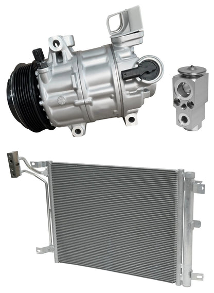 AC Compressor Kit With Condenser for Jeep Wrangler 3.6L (2022–2022)