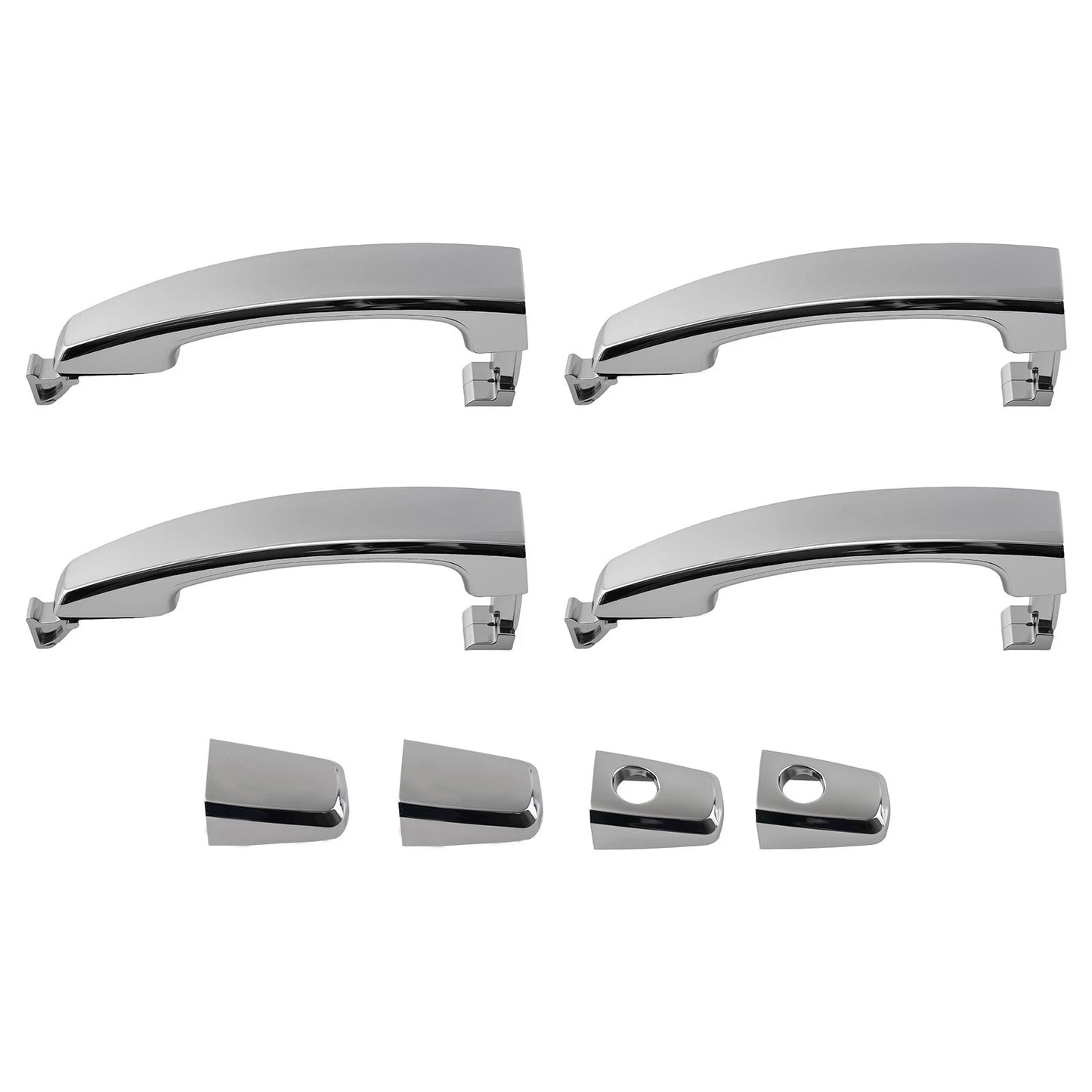 Chrome Exterior Door Handle for Saturn Vue (2008–2010) Rear Left