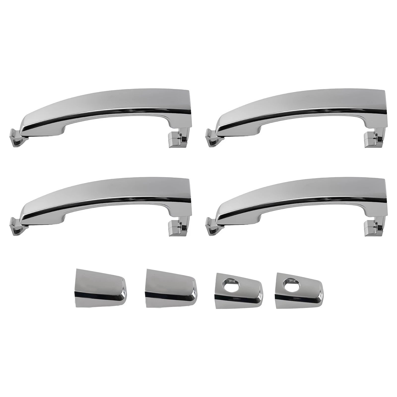 Chrome Exterior Door Handle for Saturn Vue (2008–2010) Rear Left