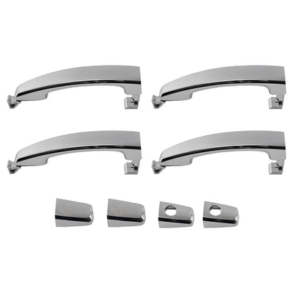 Chrome Exterior Door Handle for Saturn Vue (2008–2010) Rear Left