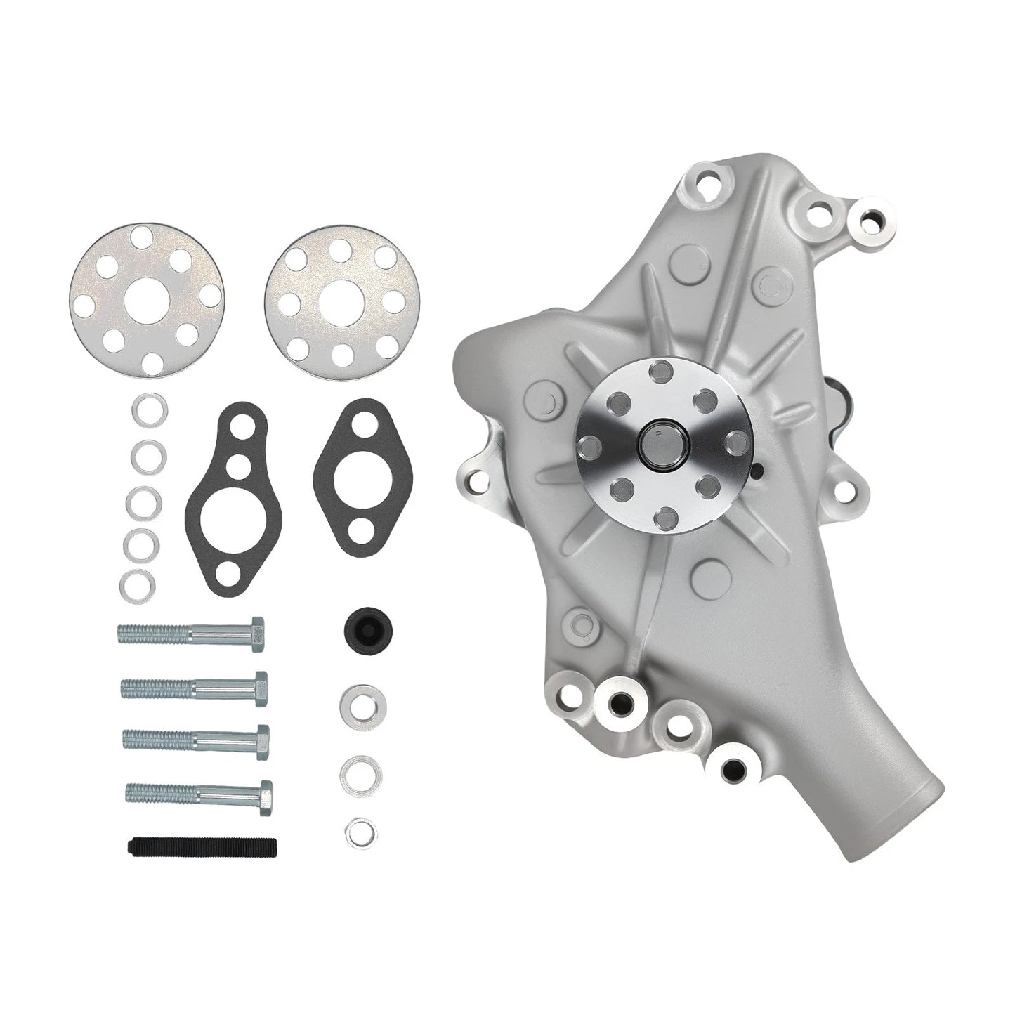 Aluminum Engine Water Pump for Chevrolet 283 305 327 350 383 400 (1969–1987)