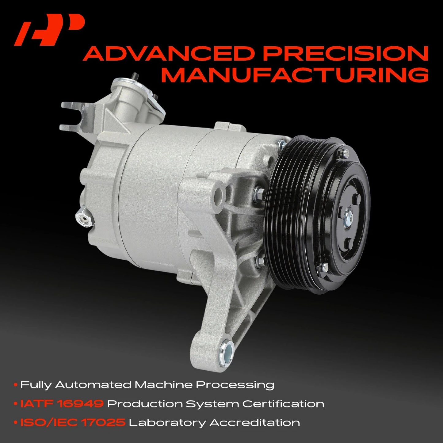 A/C Compressor with Clutch for Chevrolet Malibu (2007–2010)