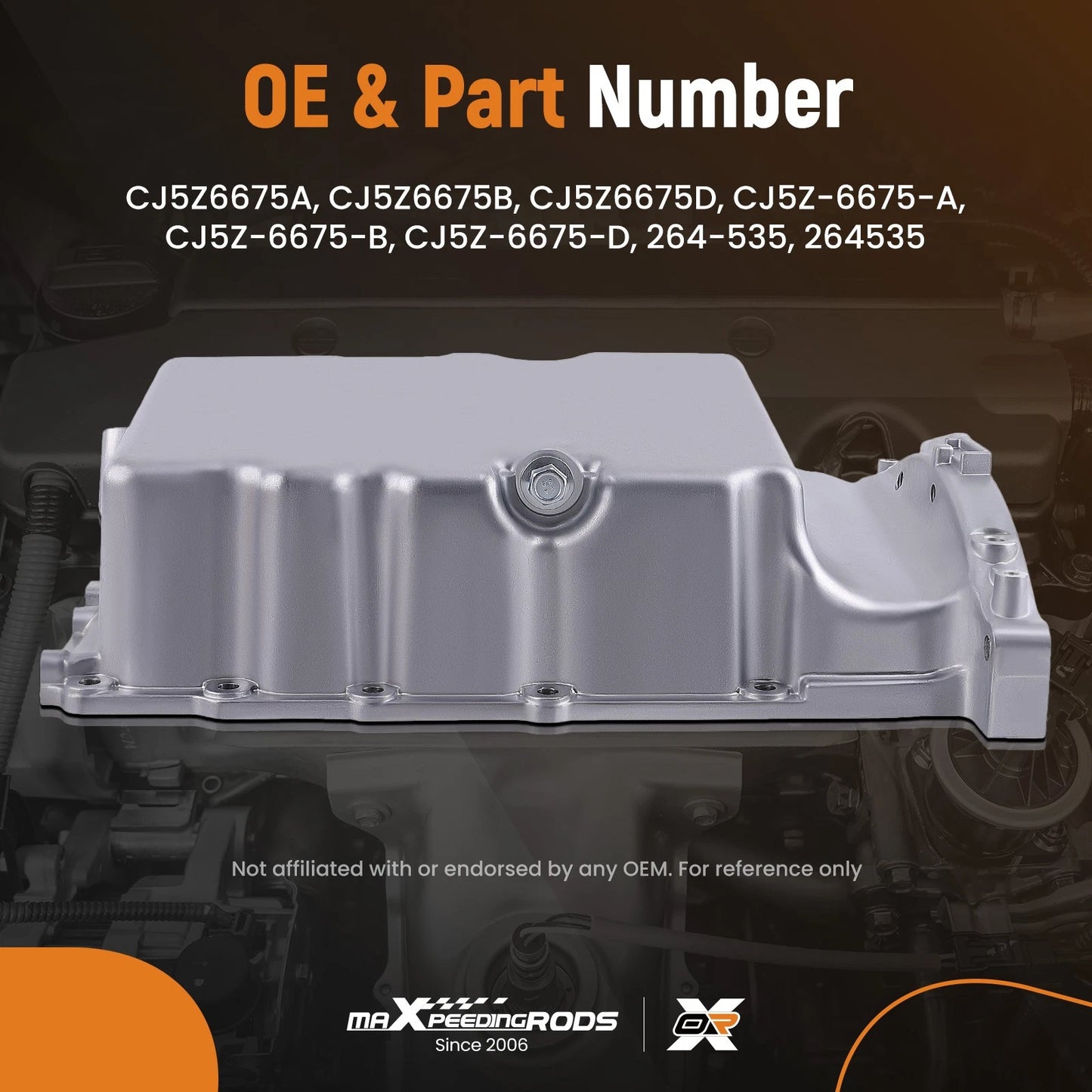 Aluminum Engine Oil Pan for Ford Escape Edge Focus (2012–2019)