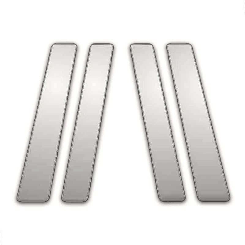 4Pc Chrome Pillar Post Covers Replacement for Nissan Sentra (2007–2012)