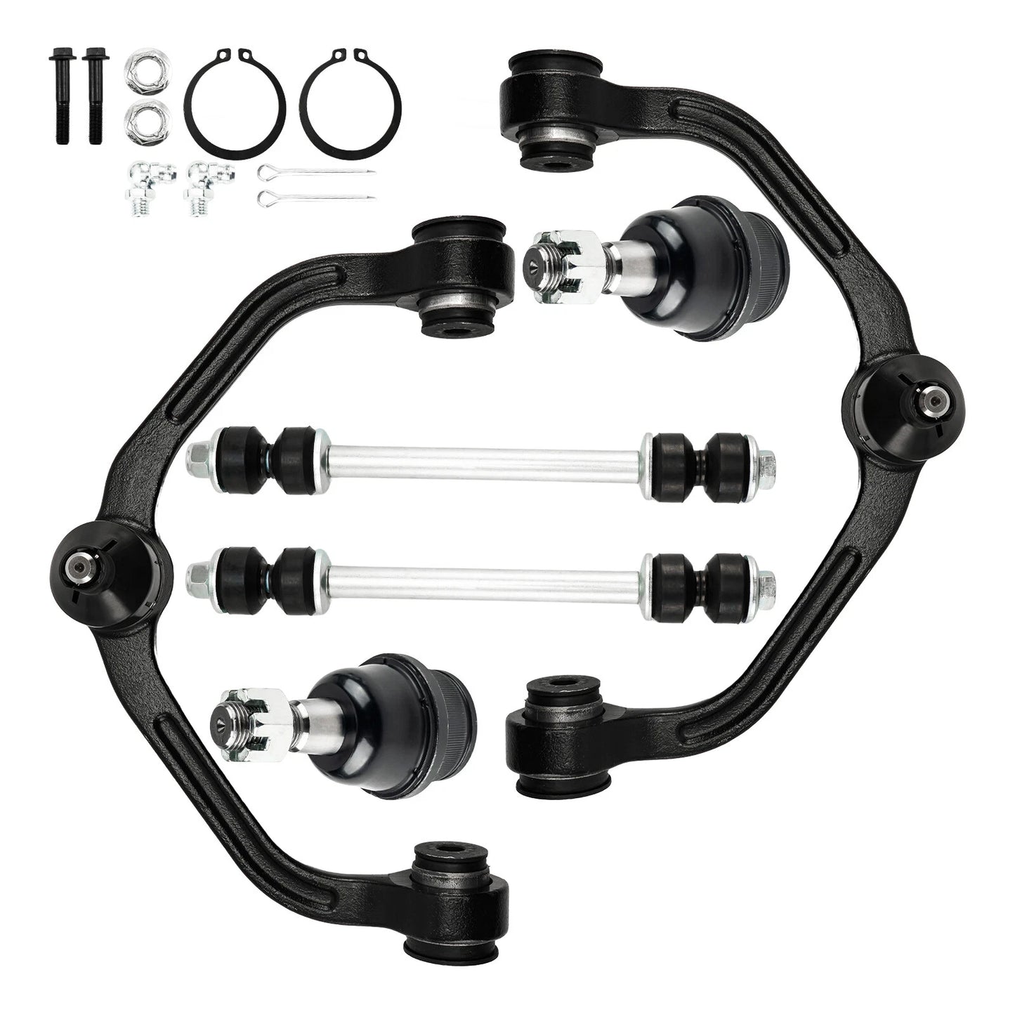 Front Upper Control Arms Ball Joints and Sway Bar for Ford Ranger Mazda (1998–2007)