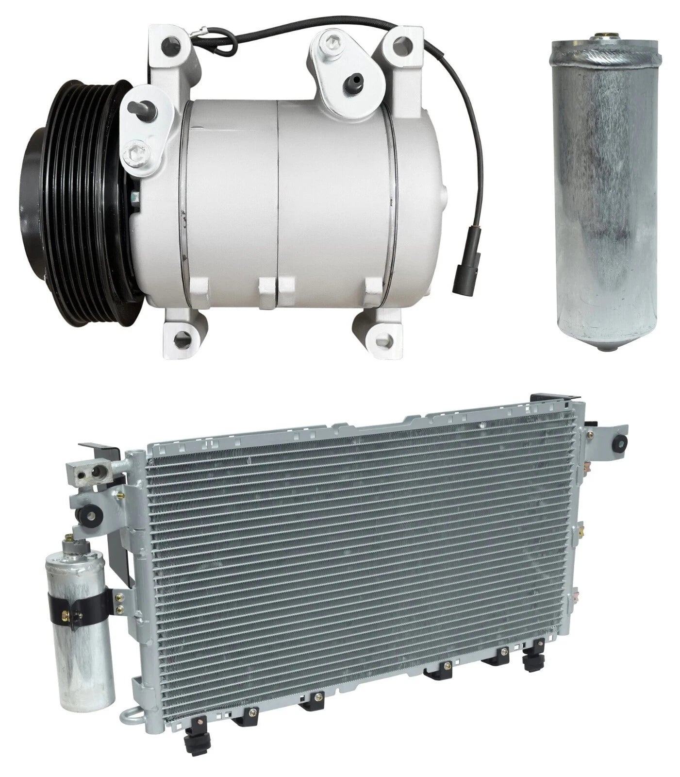 AC Compressor Kit With Condenser for Isuzu Rodeo Sport 2.2L (2003–2005)