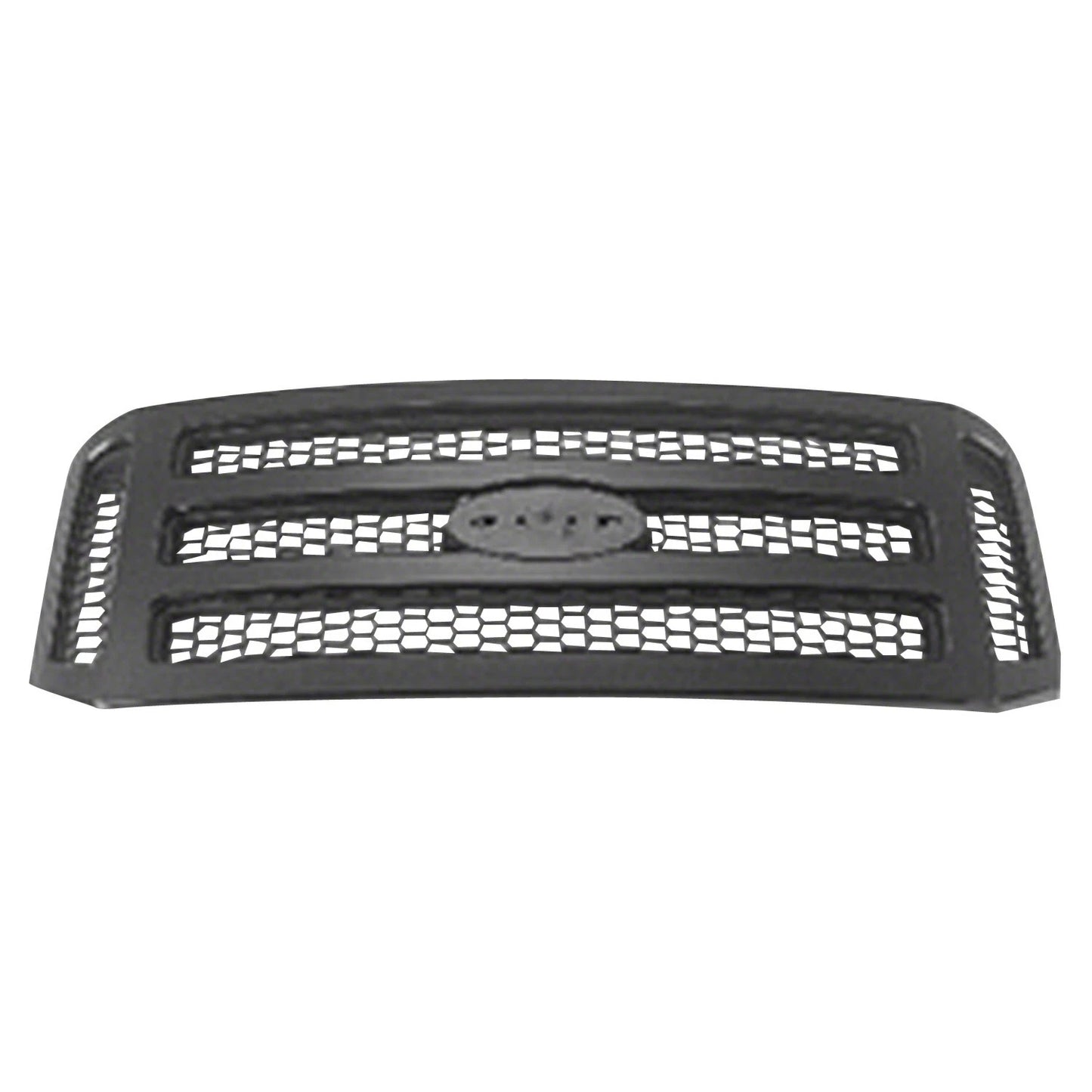 Replacement Gray Matte Plastic Front Grille w/Honeycomb Style