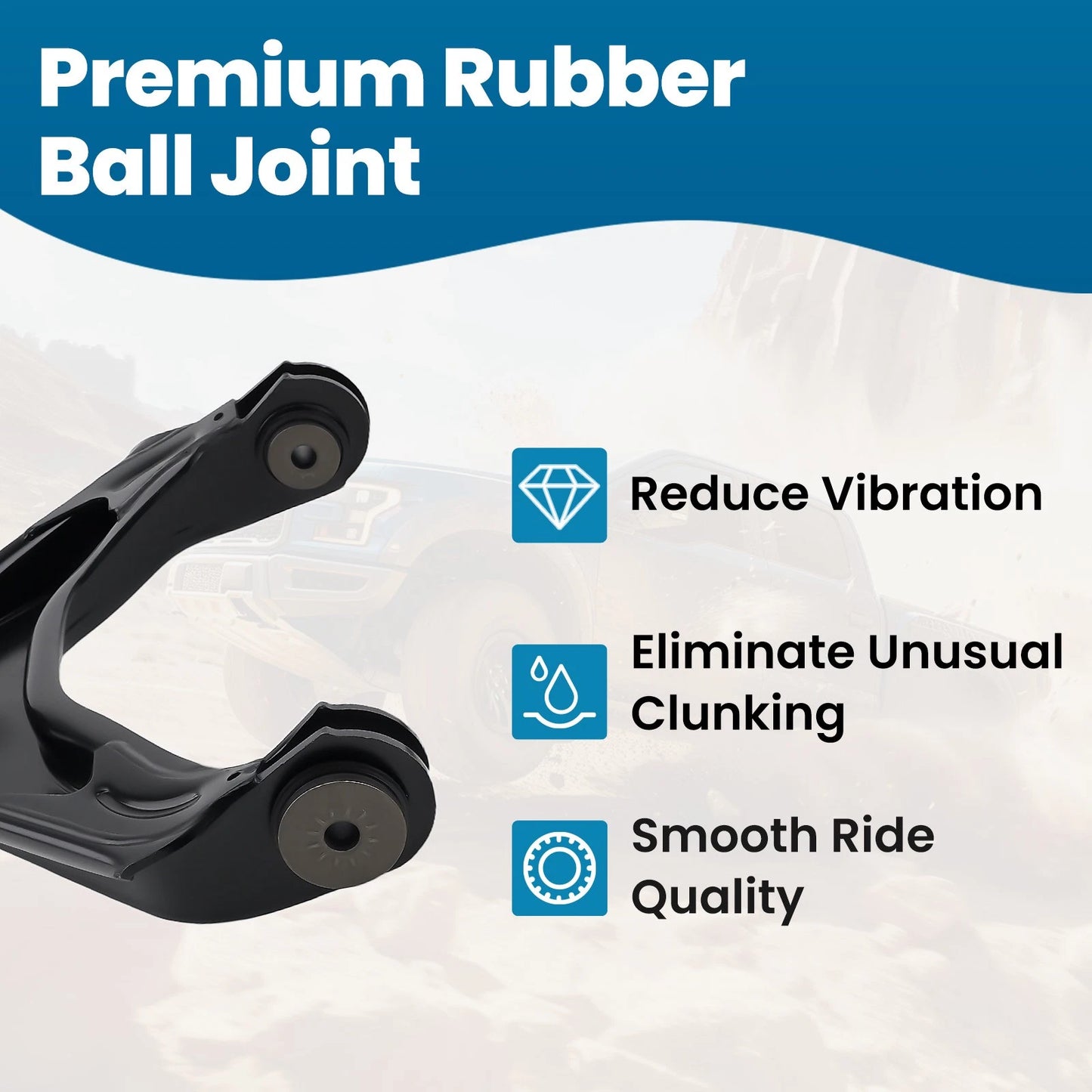 13x Front Control Arms Ball Joints for Chevy Silverado Sierra (2014–2017)