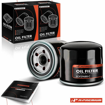 2X Engine Oil Filter for Acura MDX (2001–2002) Mitsubishi Outlander Lancer