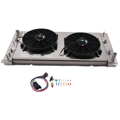 Aluminum 3-Row Radiator with Fan Shroud for Cadillac Escalade (2002–2011)
