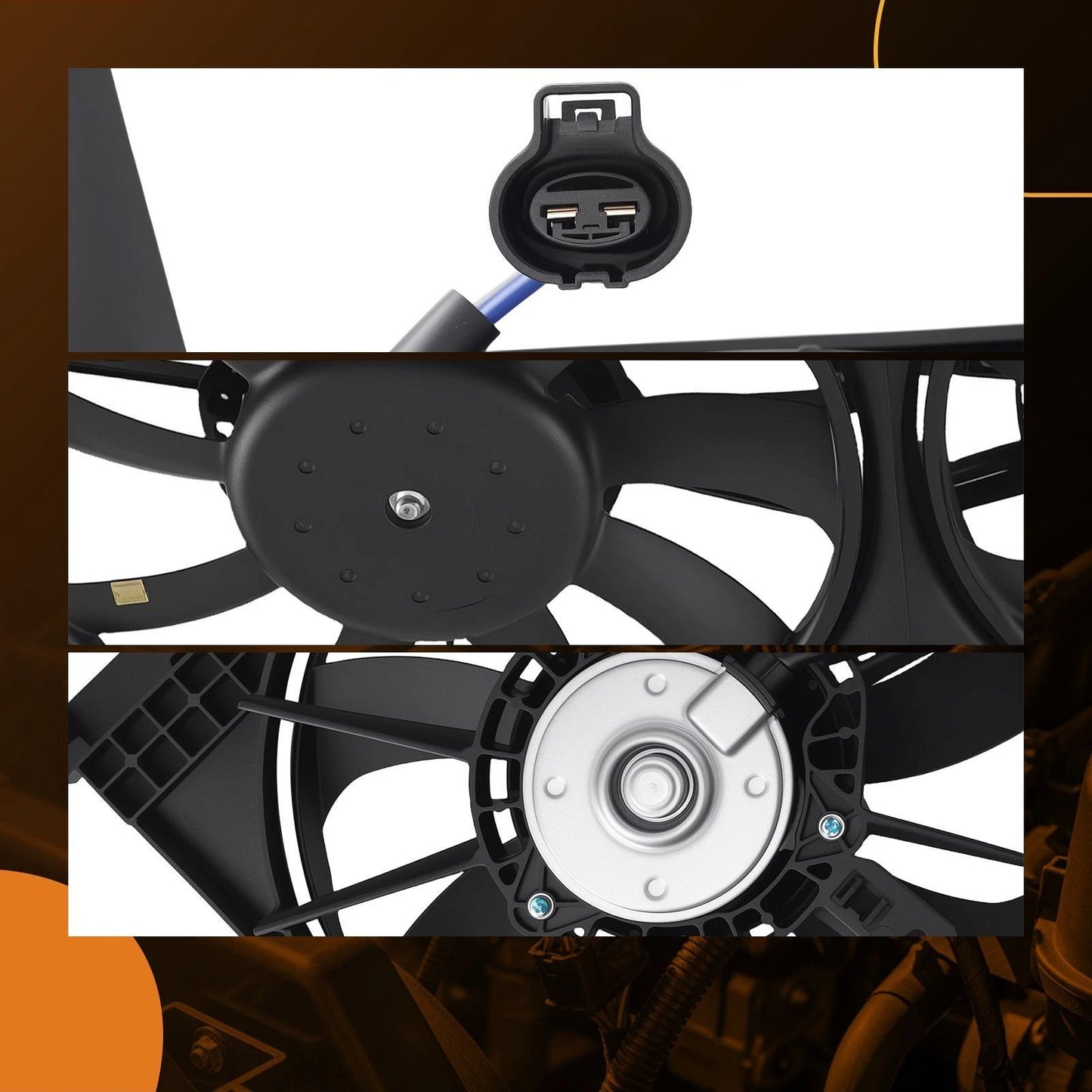Cooling Fan Dual Blade for Subaru Outback 3.6R (2015–2019)