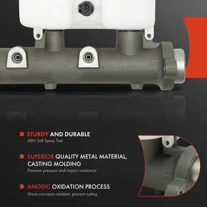 Brake Master Cylinder with Reservoir & Sensor for Chevy Express 1500 (2008)