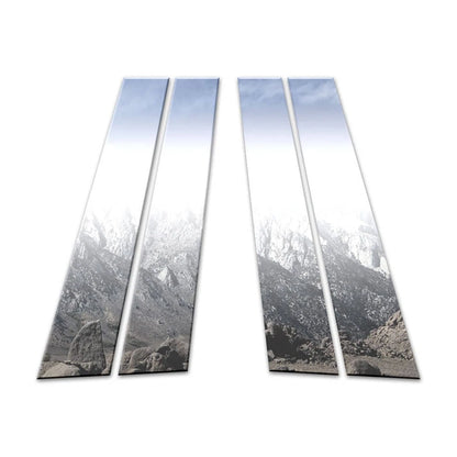 Chrome Pillar Post Covers 4Pc for Mercedes E Class W212 (2010–2016)