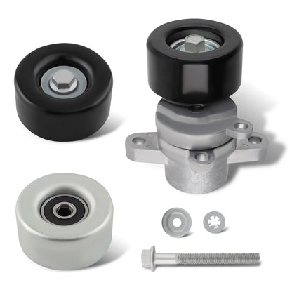 3PCS Belt Tensioner Pulley and Belt for Nissan Altima Maxima Murano (2006–2014)