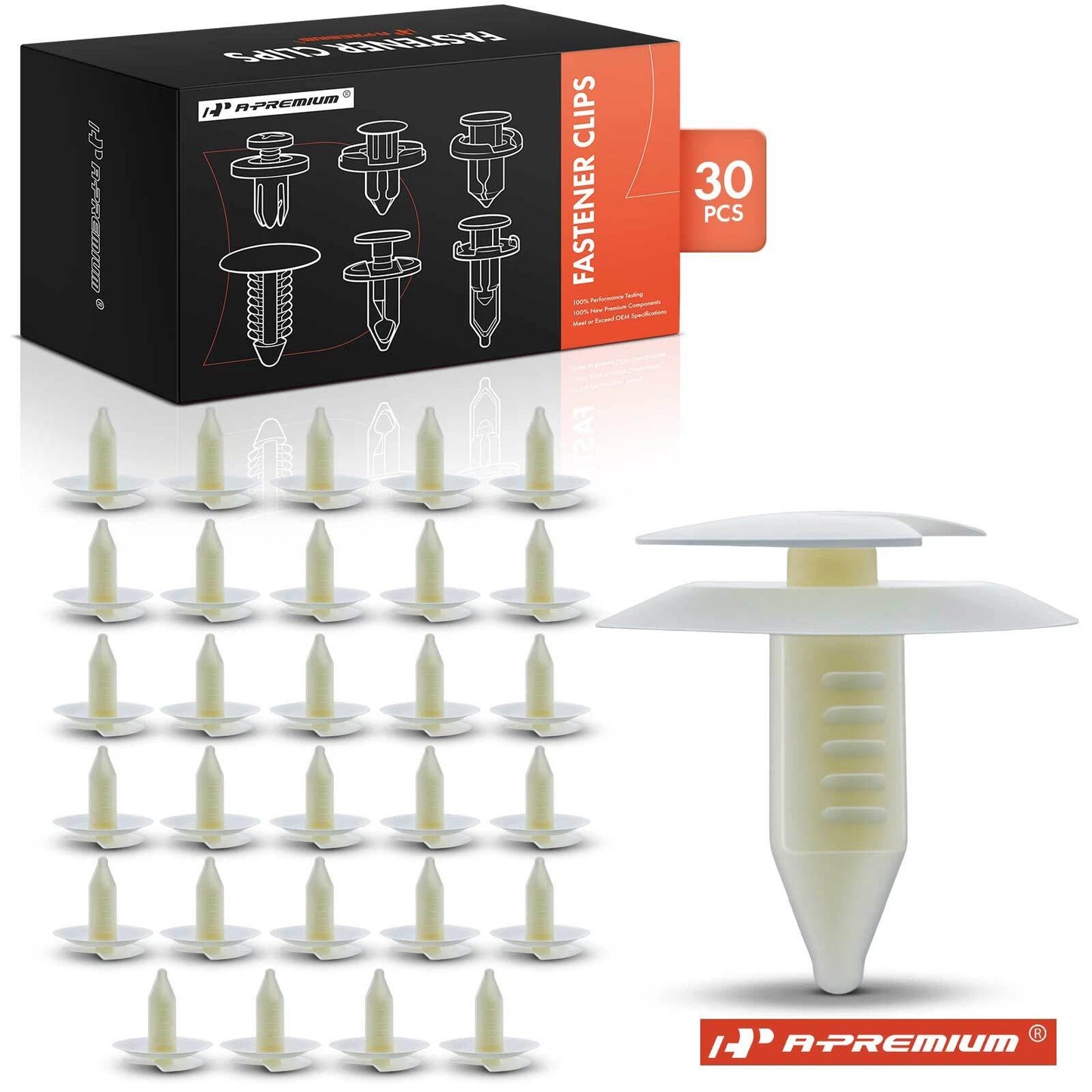30Pcs Nylon Rear Door Trim Clips for GM Vehicles