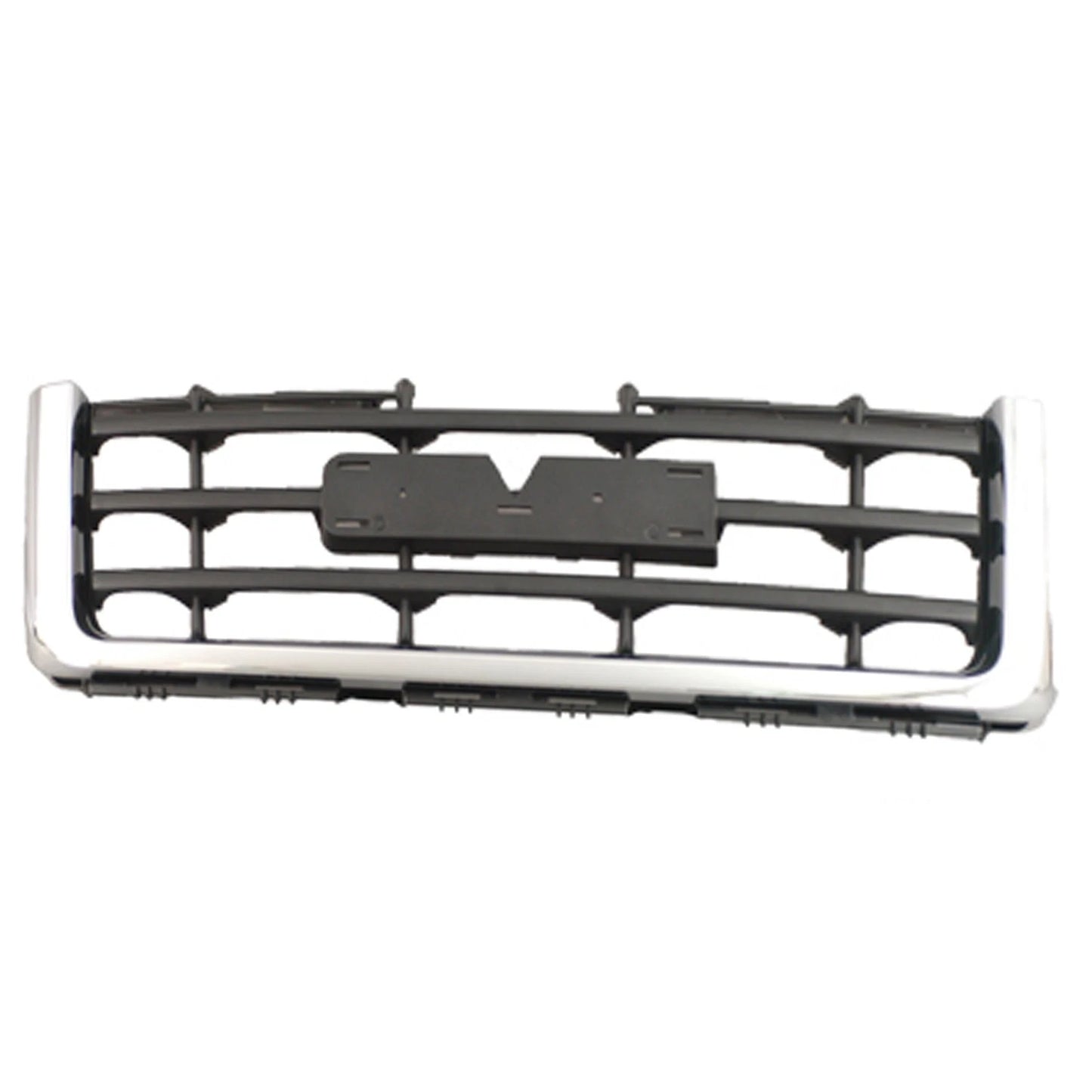 Front Grille Replacement Black Chrome Plastic for Toyota Hilux (2005–2015)