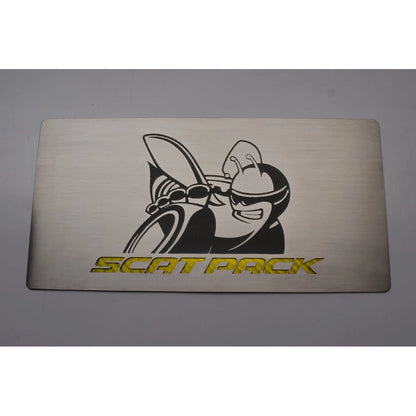 Fuse Box Plate w/Purple Scat Pack Inlay for 15-16 Charger Scat Pack w/ACC Cover