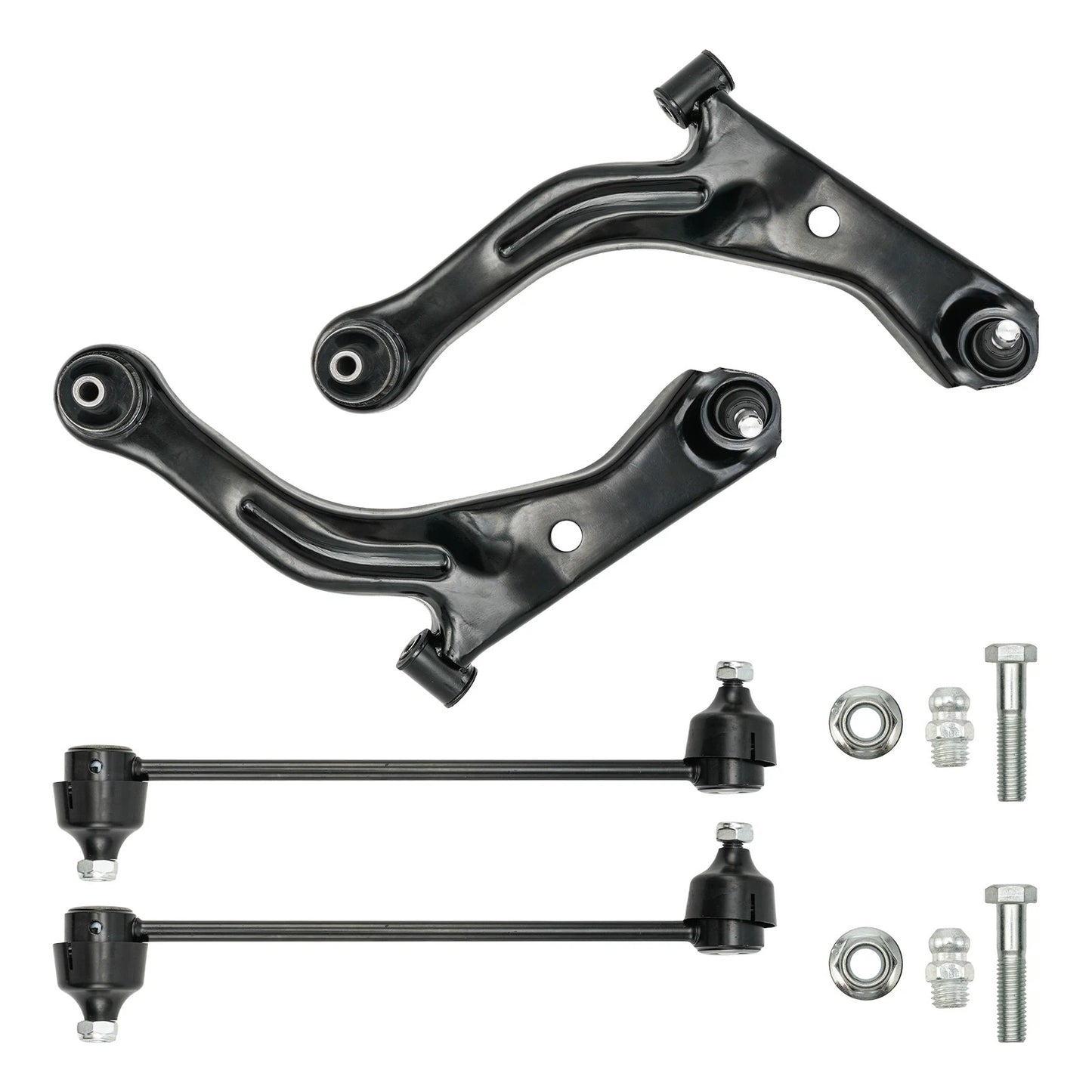 4PC Control Arms and Sway Bar Links for 2009-2012 Ford Escape (2009-2012) (2.5L)