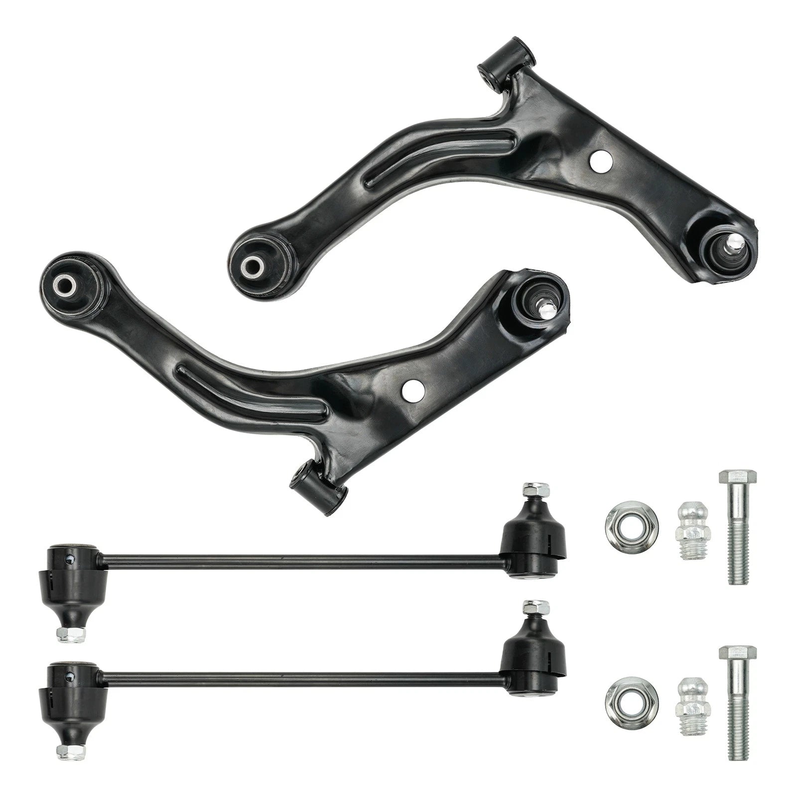 4PC Control Arms and Sway Bar Links for 2009-2012 Ford Escape (2009-2012) (2.5L)