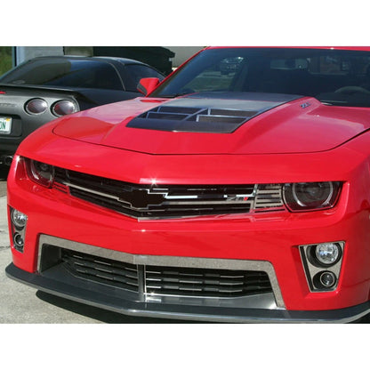 8pc Polished Stainless Steel Fog Light Trim Kit for 2012–2013 Chevy Camaro ZL1