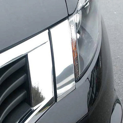 2pc Chrome Grille Extension Replacement for Honda Accord (2008–2010)