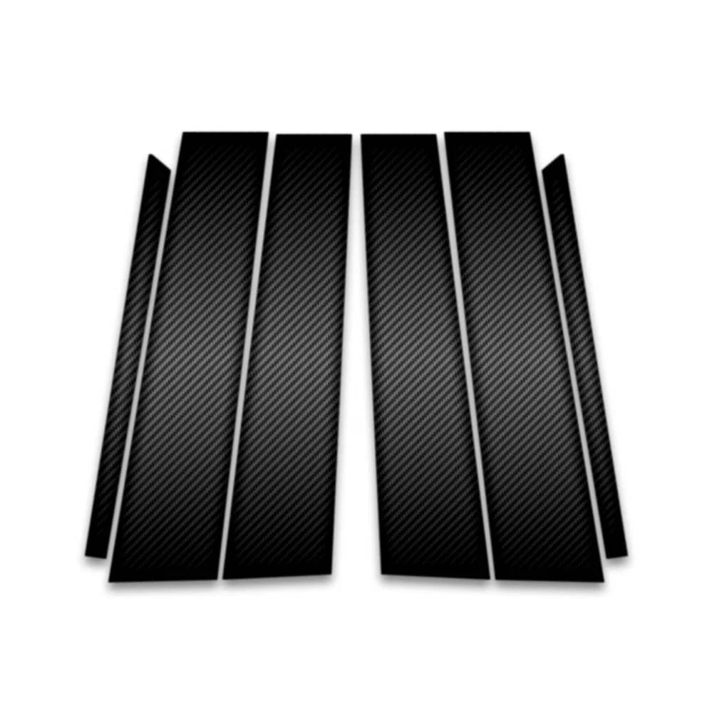 8pc Carbon Fiber Pillar Post Covers for 2011-19 Ford Explorer