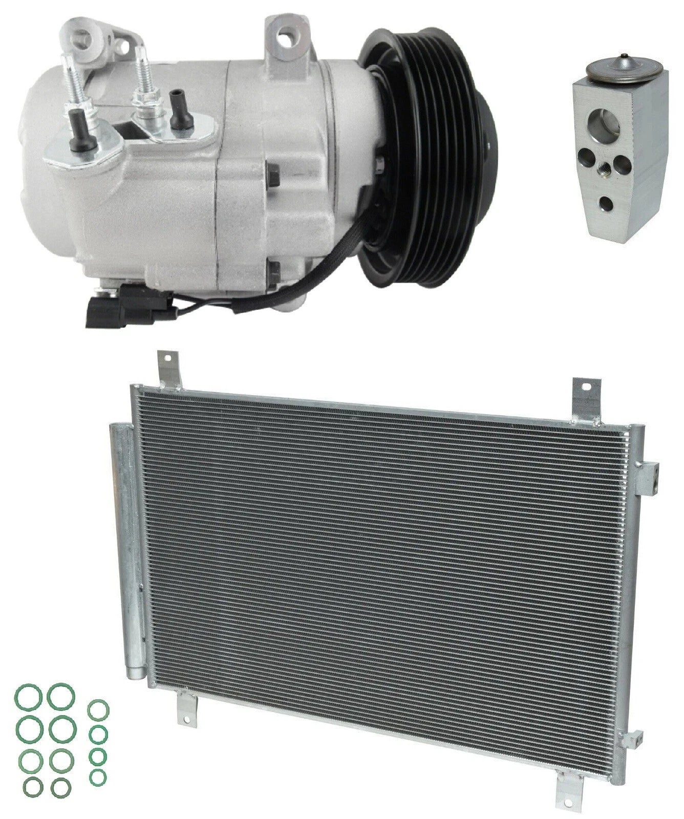AC Compressor Kit With Condenser for Acura MDX 3.5L (2014–2015)
