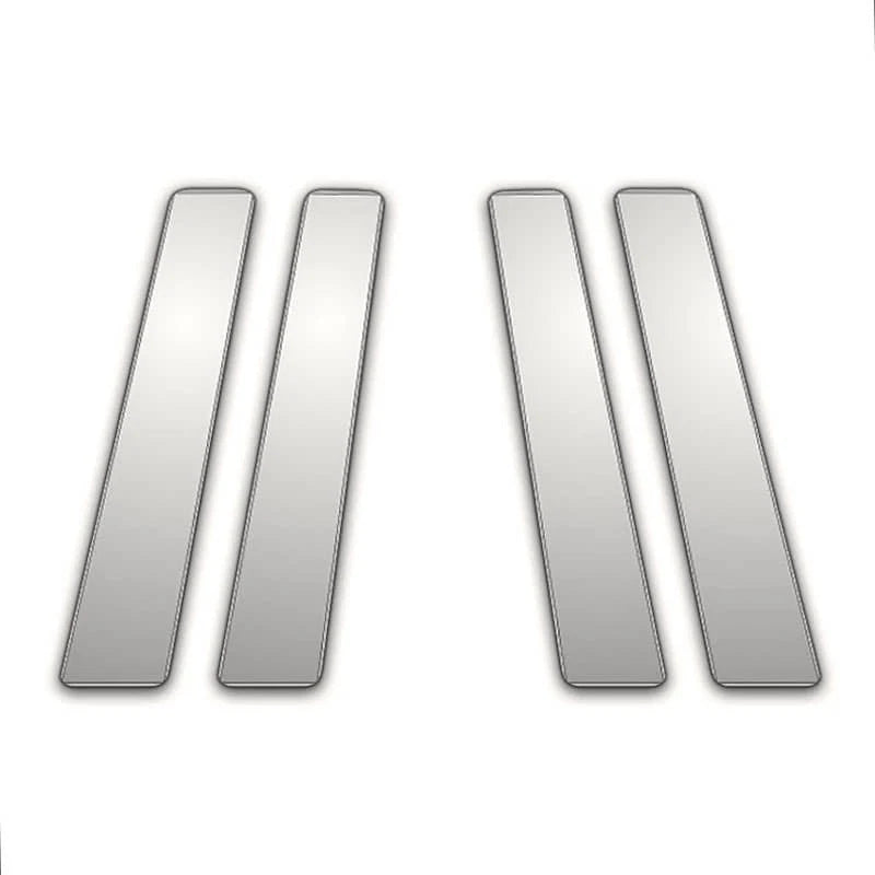 Chrome Pillar Post Covers 4Pc Replacement for Jaguar S-Type (2003–2007)