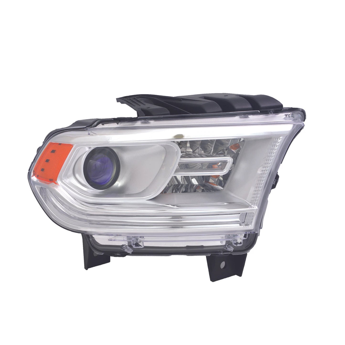 Halogen Headlight Assembly Chrome Passenger Side for Jeep Grand Cherokee (2011–2021)